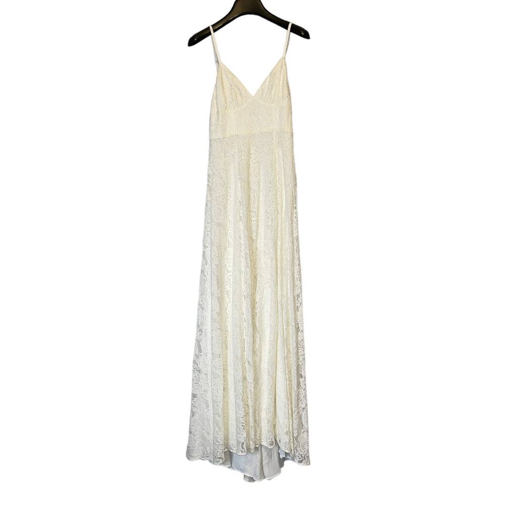 Fame and Partners Charlotte White Maxi Dress Size 2 - Picture 2 of 16